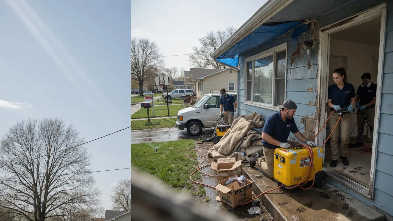 Basement Flood Cleanup in Goreville, IL near me